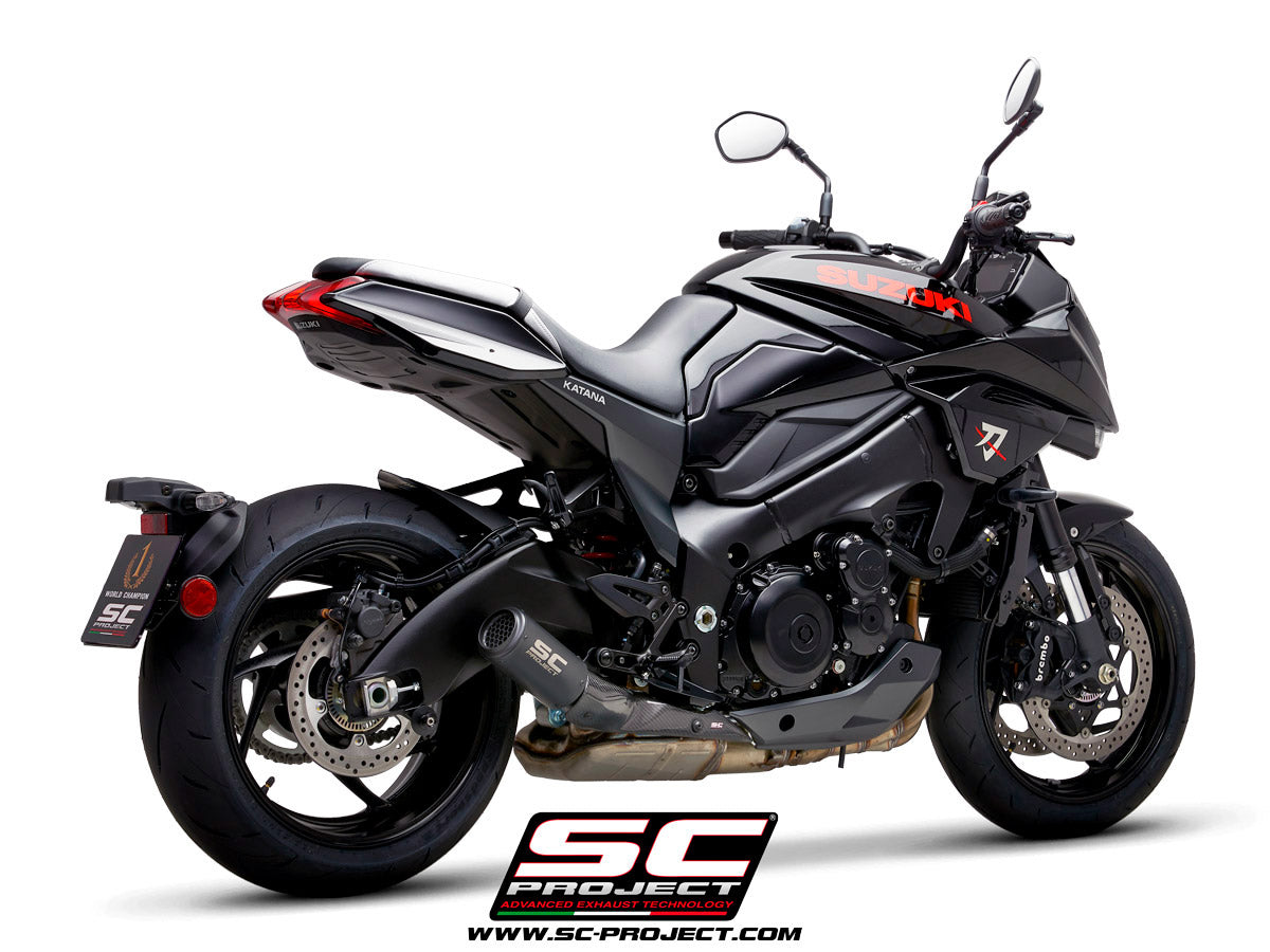 SUZUKI Katana (2019 - 2020) CR-T Muffler, with mesh on exit pipe