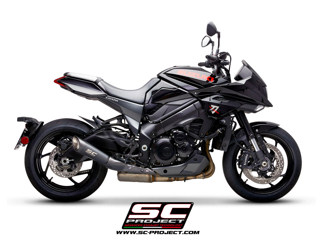 SUZUKI Katana (2019 - 2020) S1 Muffler, with Carbon fibre end cap