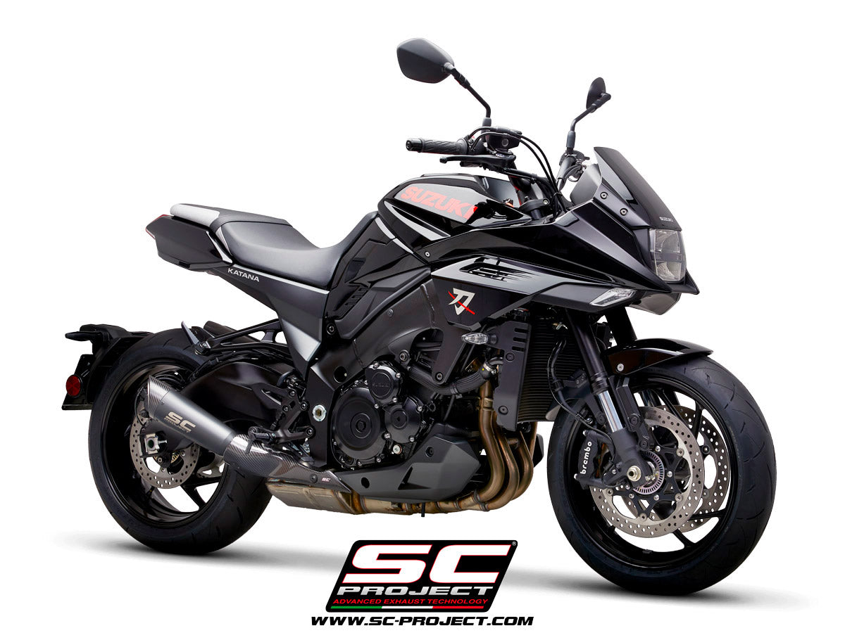 SUZUKI Katana (2019 - 2020) S1 Muffler, with Carbon fibre end cap