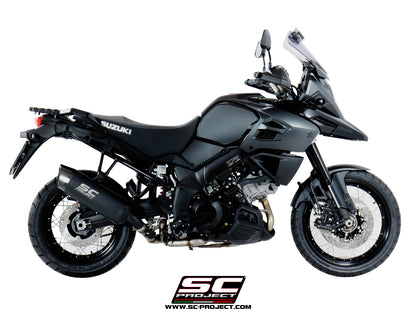 SUZUKI V-STROM 1000 (2017 - 2019) Adventure Muffler, matt black painted Titanium