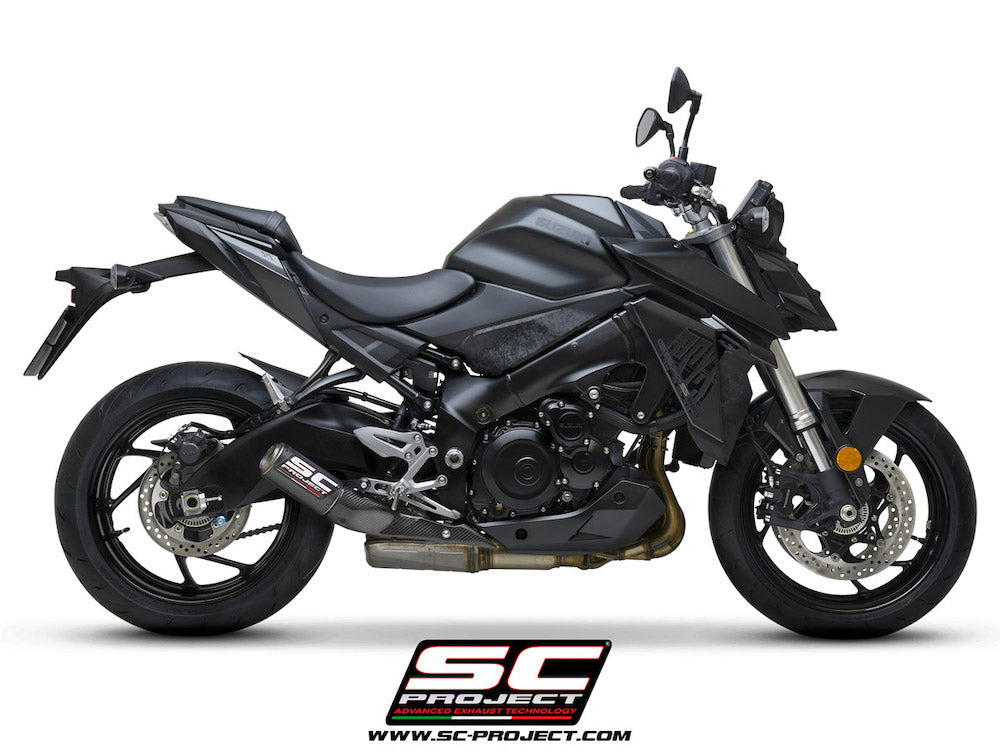 SUZUKI GSX-S 950 (2021 - 2024) CR-T Muffler, with titanium mesh on muffler exit