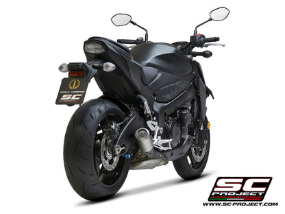 SUZUKI GSX-S 950 (2021 - 2024) CR-T Muffler, with titanium mesh on muffler exit