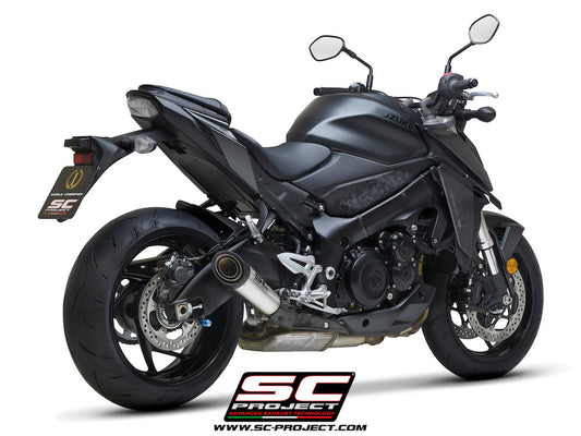 SUZUKI GSX-S 950 (2021 - 2024) S1 Muffler, Titanium, with Carbon fiber end cap
