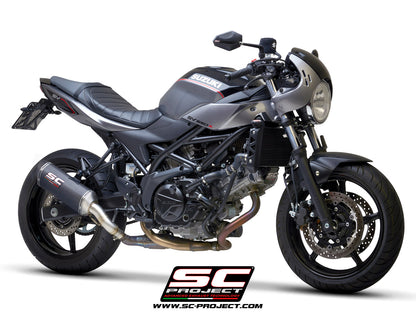 Suzuki SV650 / SV650 A2 (2021 - 2025) SC1-S Muffler, with Carbon fibre end cap