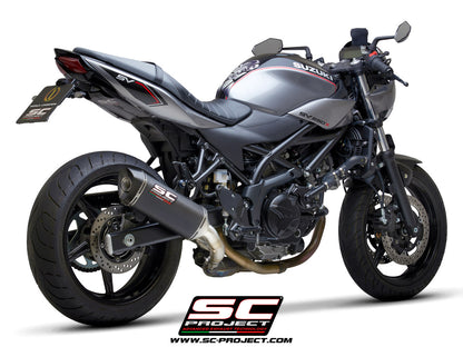 Suzuki SV650 / SV650 A2 (2021 - 2025) SC1-S Muffler, with Carbon fibre end cap