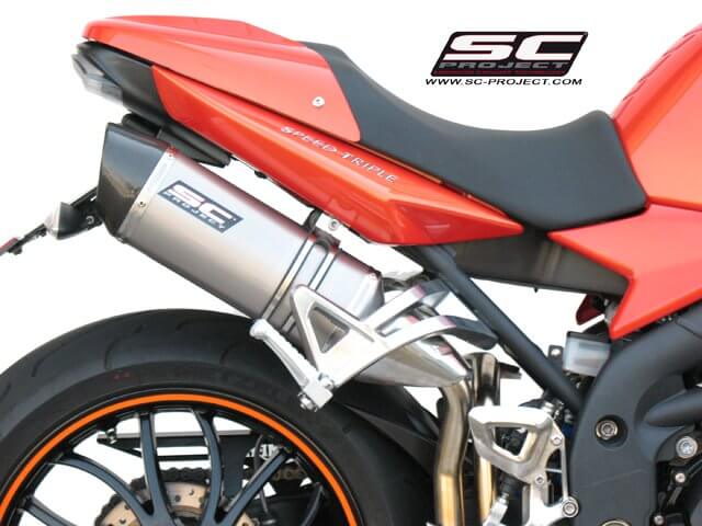 TRIUMPH SPEED TRIPLE 1050 (2005 - 2006) Oval Mufflers