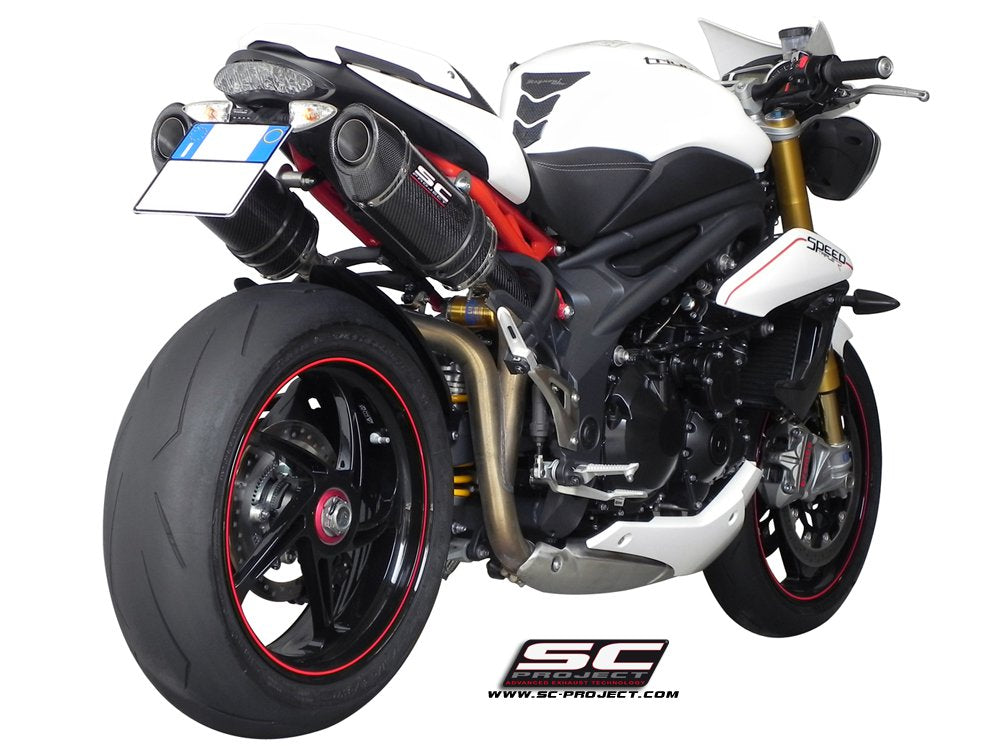 TRIUMPH SPEED TRIPLE 1050 (2011 - 2015) Oval Mufflers