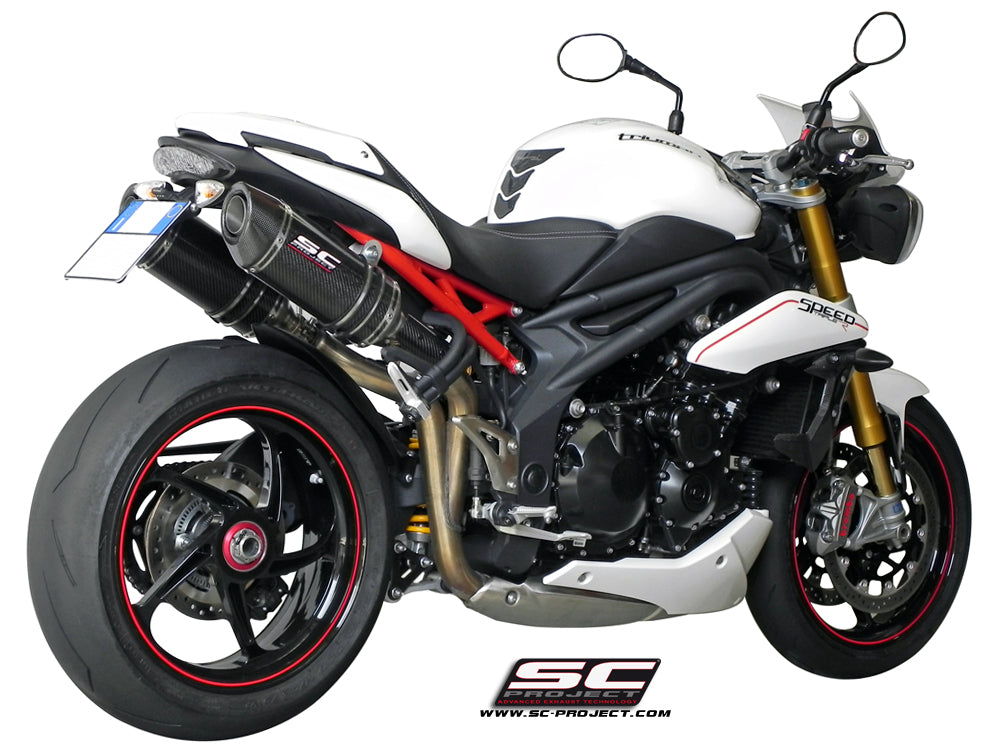 TRIUMPH SPEED TRIPLE 1050 (2011 - 2015) Oval Mufflers