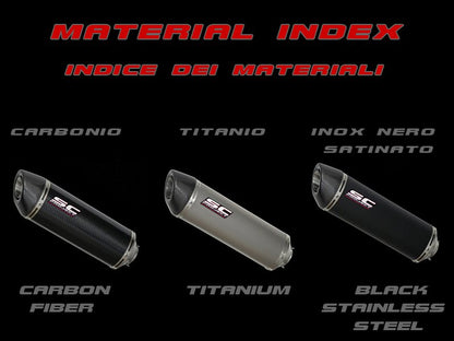 TRIUMPH SPEED TRIPLE 1050 (2011 - 2015) Oval Mufflers