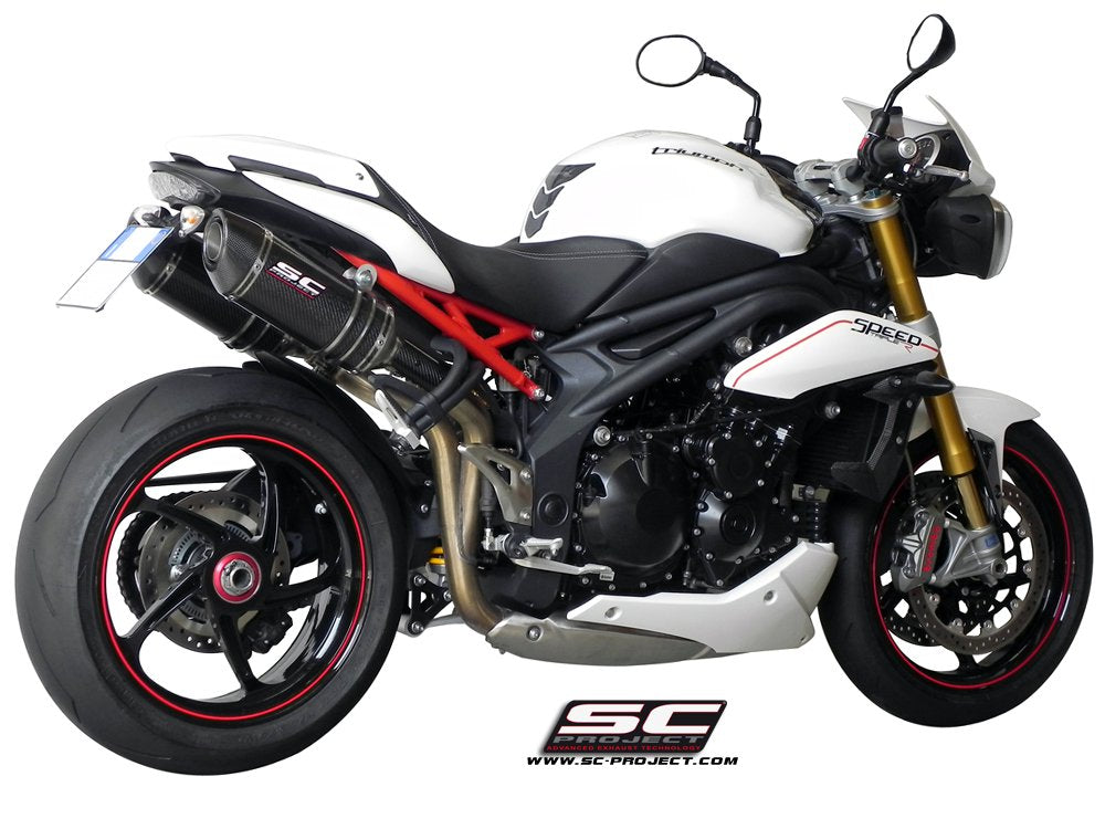 TRIUMPH SPEED TRIPLE 1050 (2011 - 2015) Oval Mufflers
