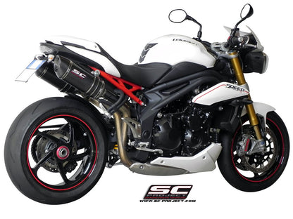 TRIUMPH SPEED TRIPLE 1050 (2011 - 2015) Oval Mufflers
