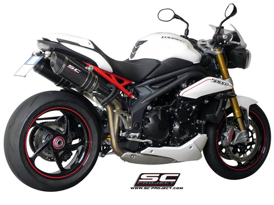 TRIUMPH SPEED TRIPLE 1050 (2011 - 2015) Oval Mufflers