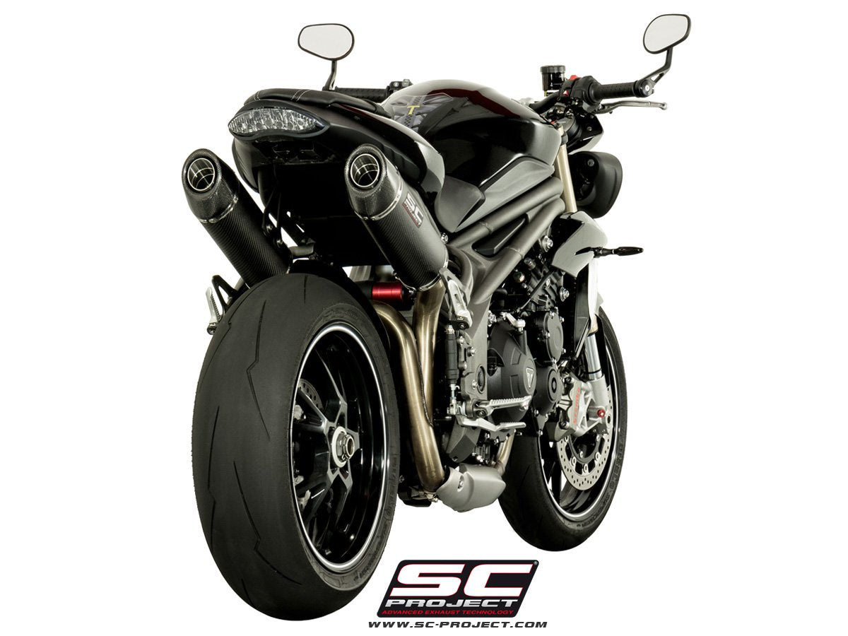 TRIUMPH SPEED TRIPLE 1050 (2016 - 2017) - S - R Oval Mufflers