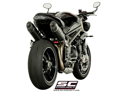 TRIUMPH SPEED TRIPLE 1050 (2016 - 2017) - S - R Oval Mufflers