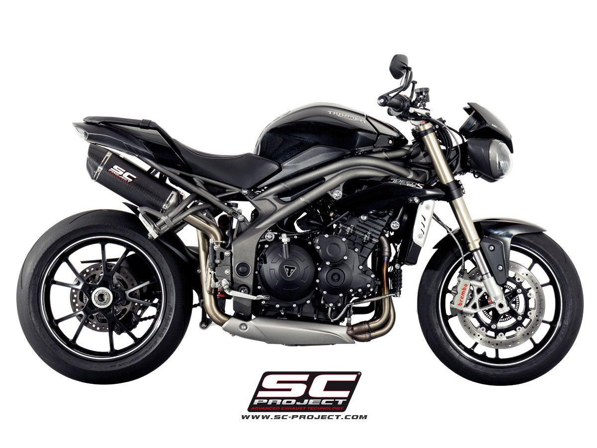 TRIUMPH SPEED TRIPLE 1050 (2016 - 2017) - S - R Oval Mufflers