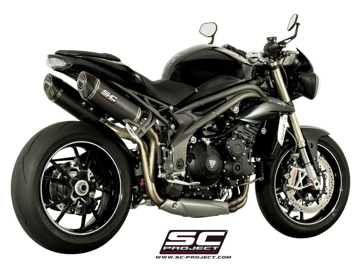 TRIUMPH SPEED TRIPLE 1050 (2016 - 2017) - S - R Oval Mufflers