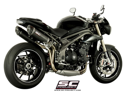 TRIUMPH SPEED TRIPLE 1050 (2016 - 2017) - S - R Oval Mufflers