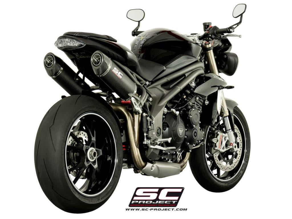 TRIUMPH SPEED TRIPLE 1050 (2016 - 2017) - S - R Oval Mufflers