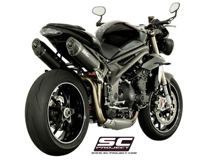 TRIUMPH SPEED TRIPLE 1050 (2016 - 2017) - S - R Oval Mufflers