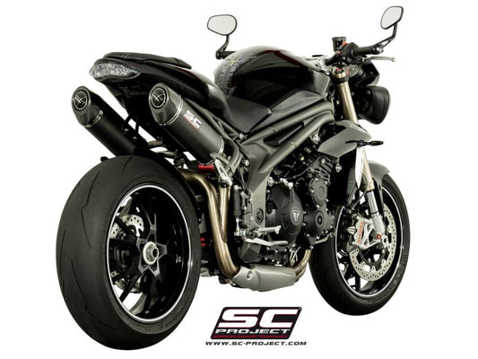 TRIUMPH SPEED TRIPLE 1050 (2016 - 2017) - S - R Oval Mufflers