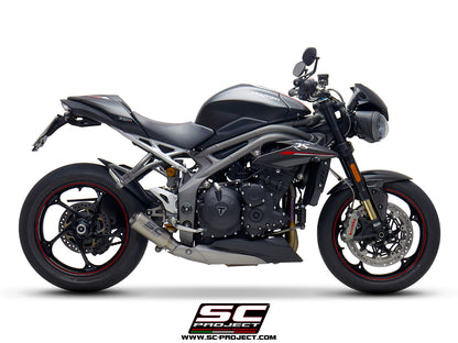 TRIUMPH SPEED TRIPLE 1050 (2018 - 2020) - S - RS CR-T Muffler, Titanium
