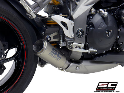 TRIUMPH SPEED TRIPLE 1050 (2018 - 2020) - S - RS CR-T Muffler, Titanium