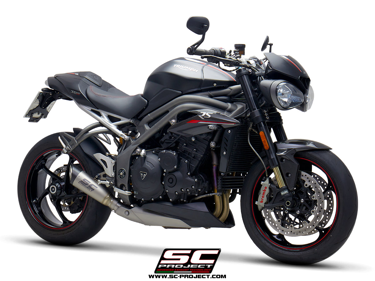 TRIUMPH SPEED TRIPLE 1050 (2018 - 2020) - S - RS S1 Muffler, Titanium