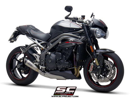 TRIUMPH SPEED TRIPLE 1050 (2018 - 2020) - S - RS S1 Muffler, Titanium