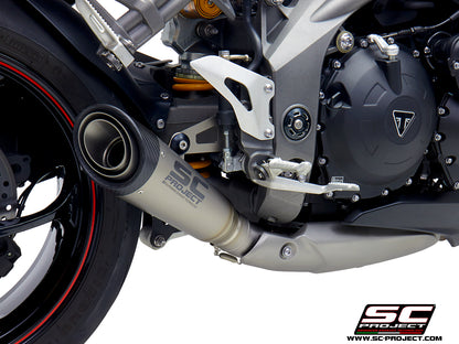 TRIUMPH SPEED TRIPLE 1050 (2018 - 2020) - S - RS S1 Muffler, Titanium