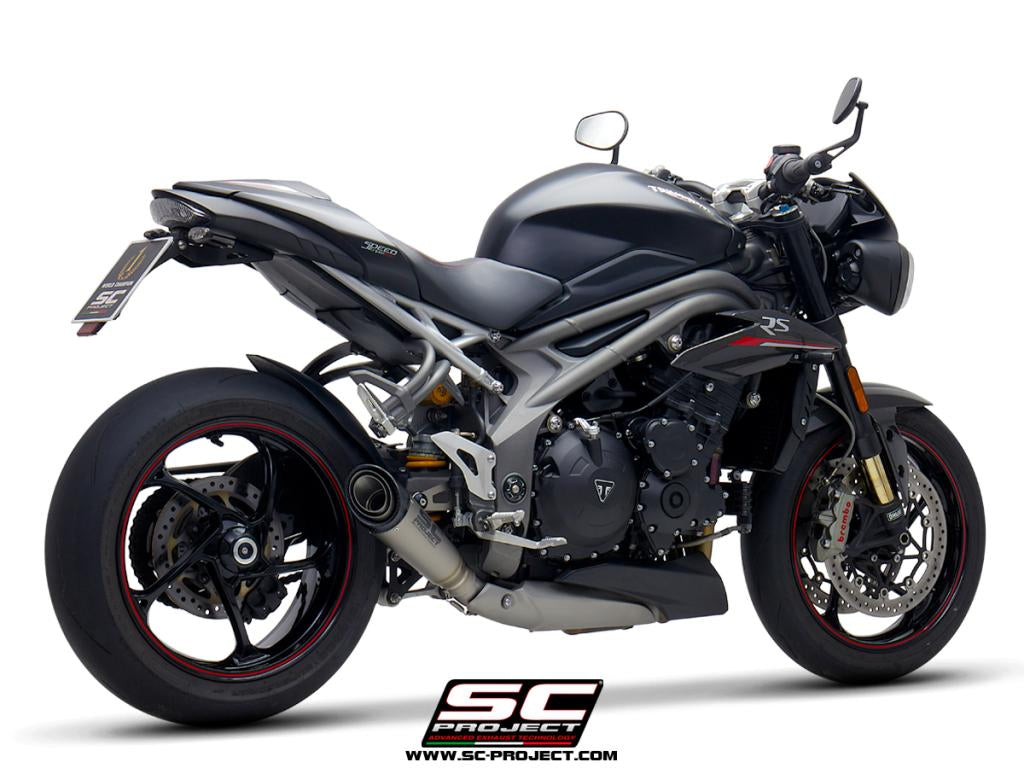 TRIUMPH SPEED TRIPLE 1050 (2018 - 2020) - S - RS S1 Muffler, Titanium
