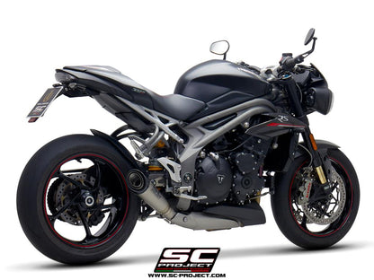 TRIUMPH SPEED TRIPLE 1050 (2018 - 2020) - S - RS S1 Muffler, Titanium