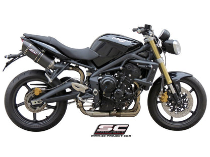TRIUMPH STREET TRIPLE 675 (2007 - 2012) - R Oval Mufflers