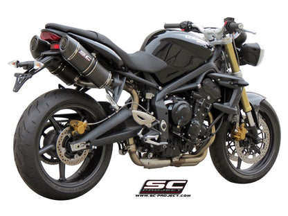 TRIUMPH STREET TRIPLE 675 (2007 - 2012) - R Oval Mufflers