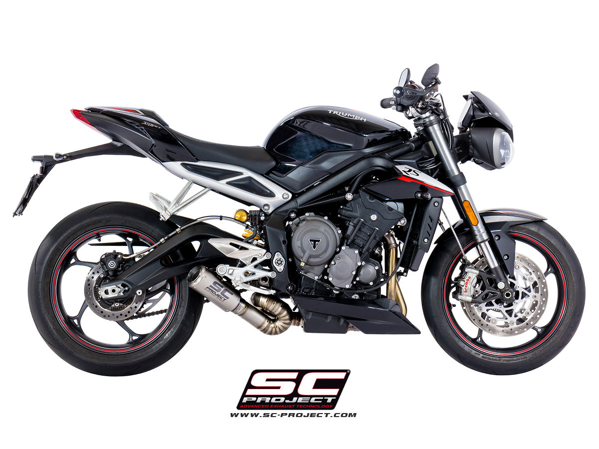 TRIUMPH STREET TRIPLE 765 S/R/RS - 17-19 - CR-T MUFFLER