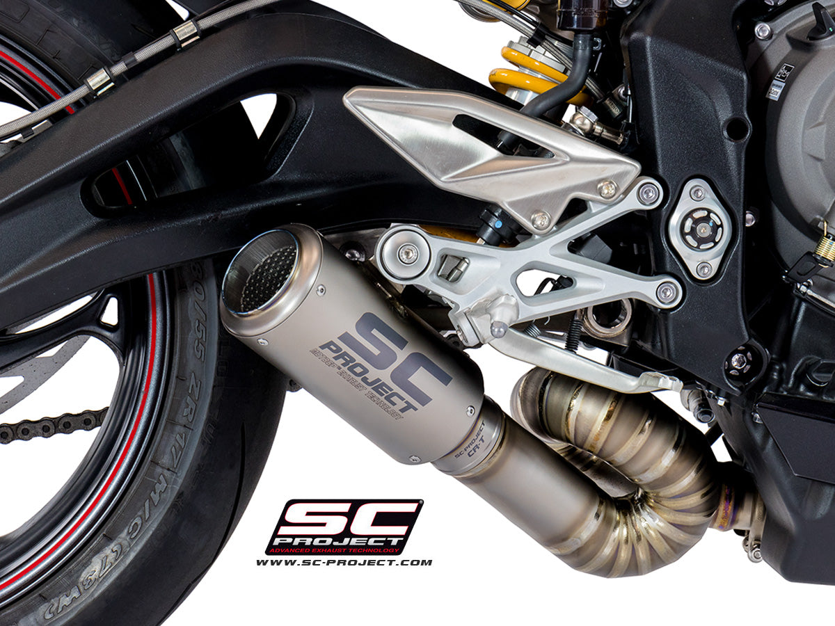 TRIUMPH STREET TRIPLE 765 S/R/RS - 17-19 - CR-T MUFFLER