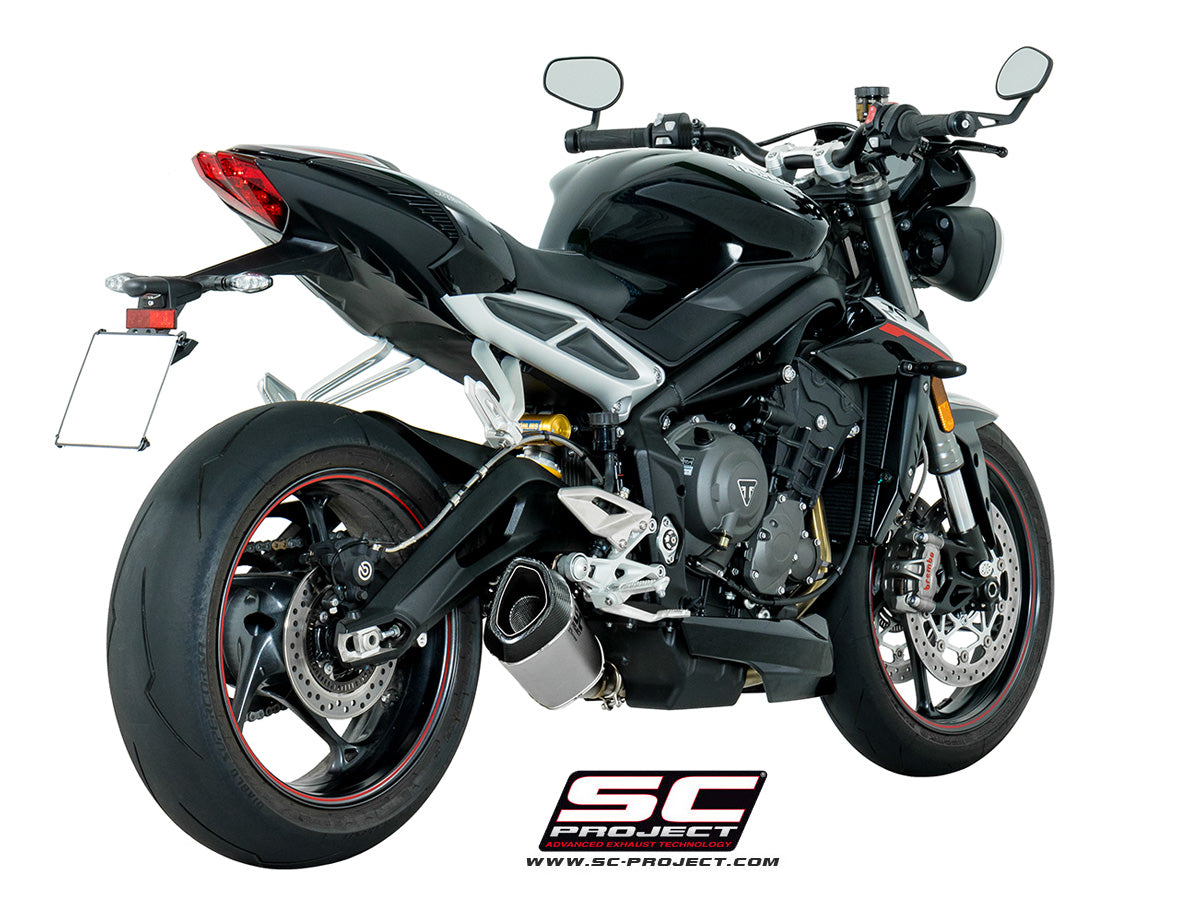 TRIUMPH STREET TRIPLE 765 (2017 - 2019) - S - R - RS SC1-R Muffler