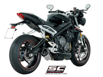TRIUMPH STREET TRIPLE 765 (2017 - 2019) - S - R - RS SC1-R Muffler