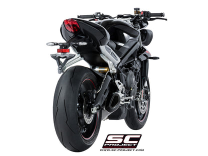 TRIUMPH STREET TRIPLE 765 (2017 - 2019) - S - R - RS SC1-R Muffler