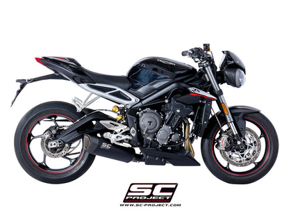 TRIUMPH STREET TRIPLE 765 (2017 - 2019) - S - R - RS SC1-R Muffler