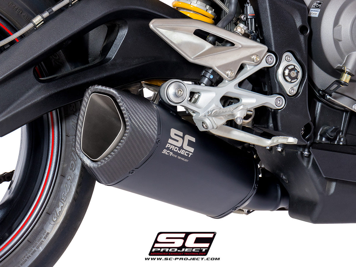TRIUMPH STREET TRIPLE 765 (2017 - 2019) - S - R - RS SC1-R Muffler