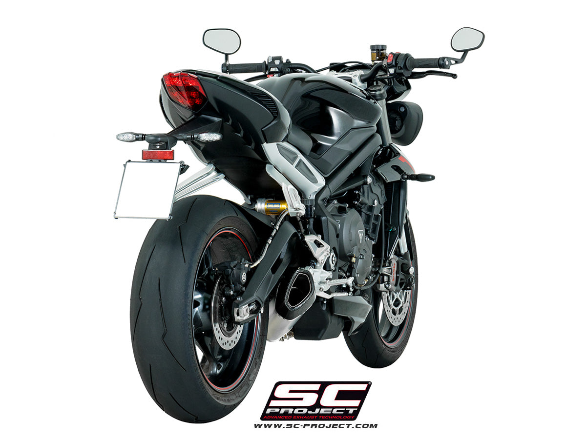 TRIUMPH STREET TRIPLE 765 (2017 - 2019) - S - R - RS SC1-R Muffler