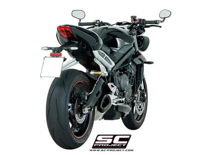 TRIUMPH STREET TRIPLE 765 (2017 - 2019) - S - R - RS SC1-R Muffler