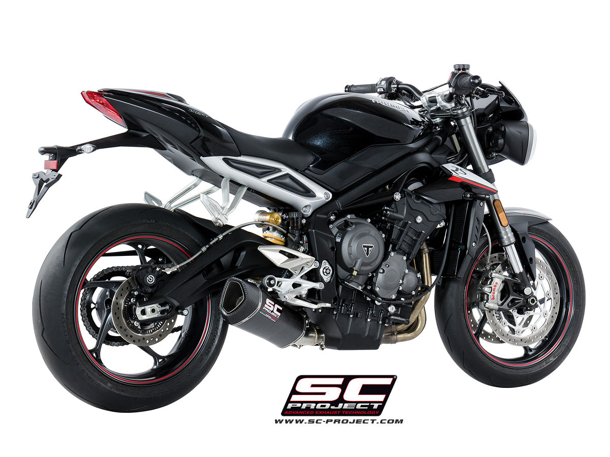 TRIUMPH STREET TRIPLE 765 (2017 - 2019) - S - R - RS SC1-R Muffler