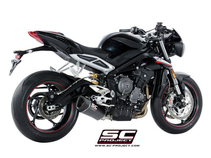 TRIUMPH STREET TRIPLE 765 (2017 - 2019) - S - R - RS SC1-R Muffler