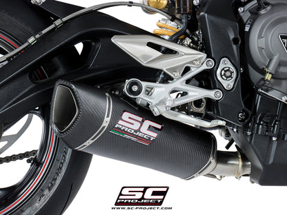 TRIUMPH STREET TRIPLE 765 (2017 - 2019) - S - R - RS SC1-R Muffler