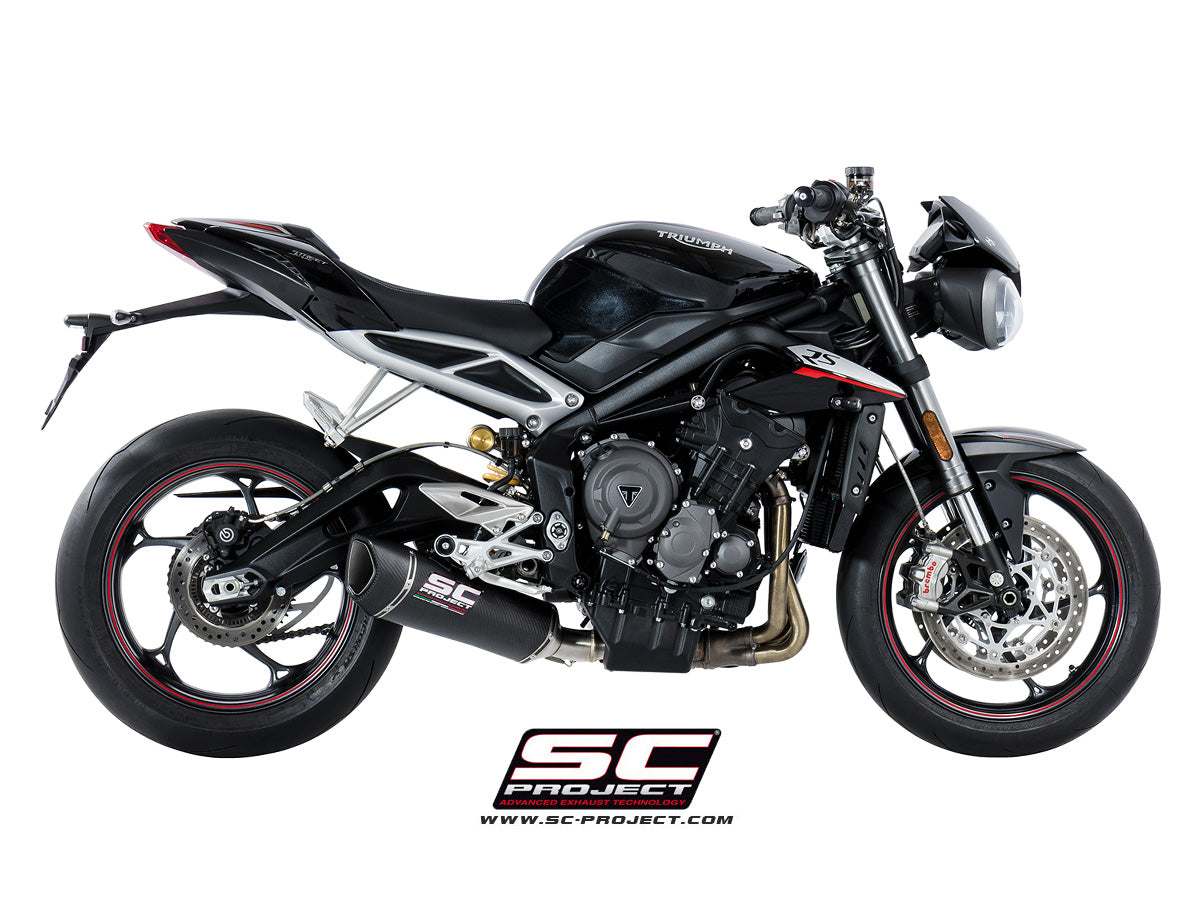 TRIUMPH STREET TRIPLE 765 (2017 - 2019) - S - R - RS SC1-R Muffler
