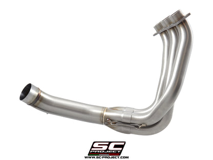 TRIUMPH STREET TRIPLE 765 S - R - RS (2020-2022) Full Exhaust System 3-1 with SC1-R Muffler, high position