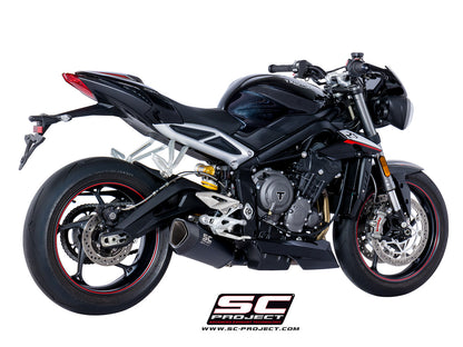 TRIUMPH STREET TRIPLE S 660 - A2 (2017 - 2019) SC1-R Muffler