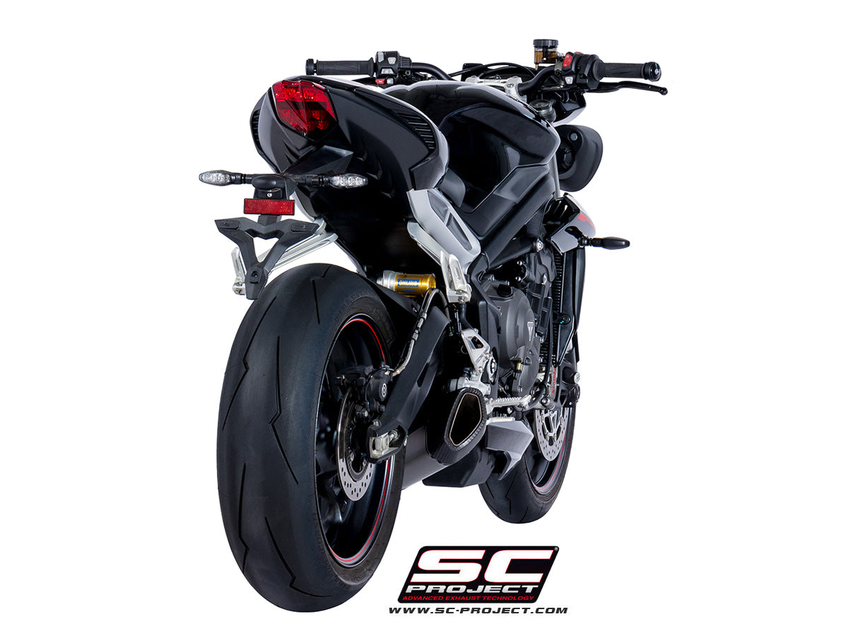 TRIUMPH STREET TRIPLE S 660 - A2 (2017 - 2019) SC1-R Muffler