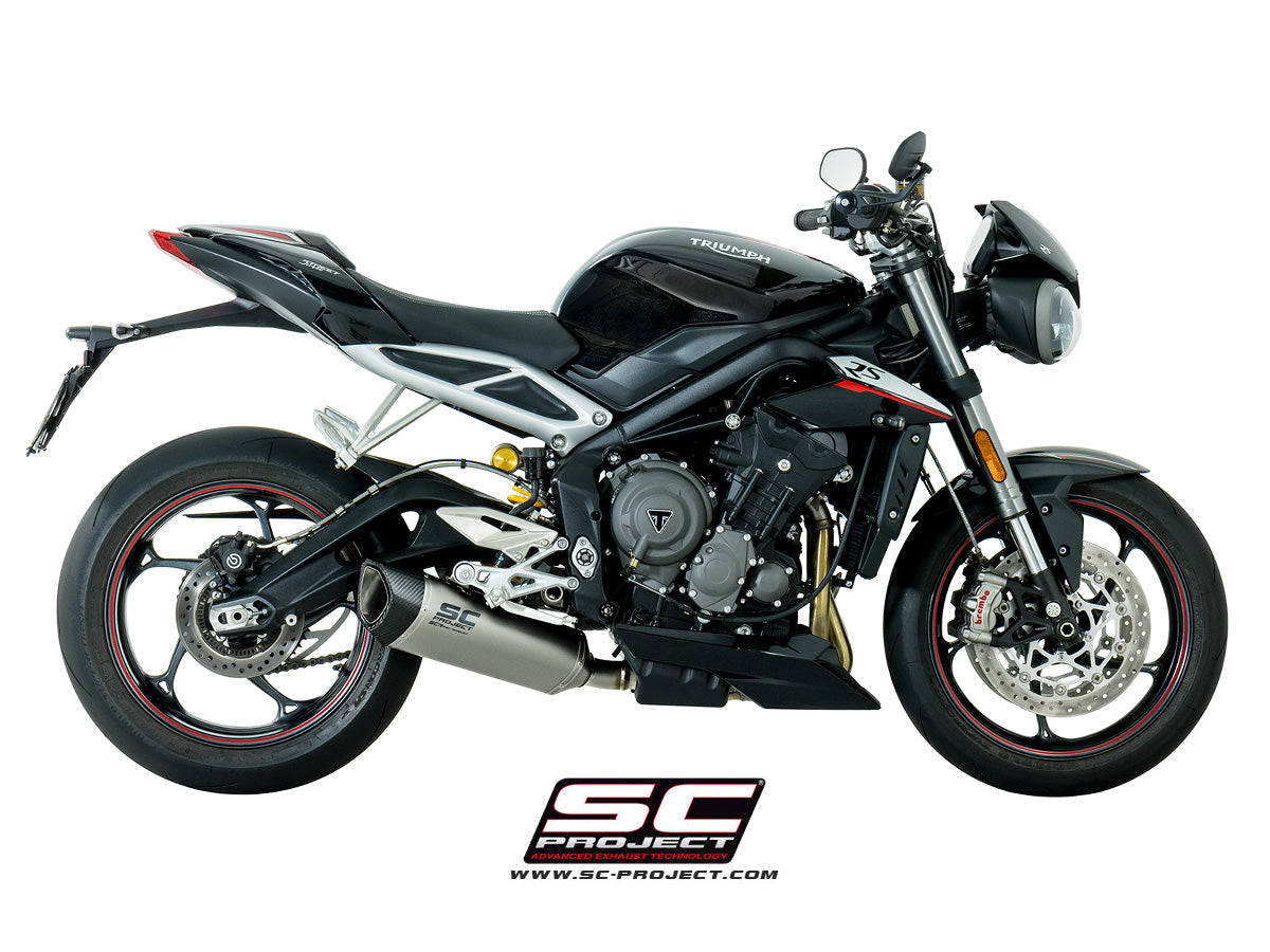 TRIUMPH STREET TRIPLE S 660 - A2 (2017 - 2019) SC1-R Muffler